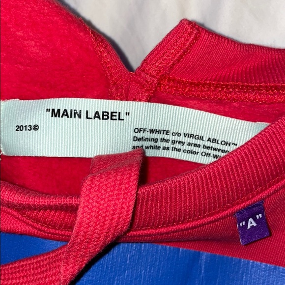 off white crew neck - Picture 7 of 7